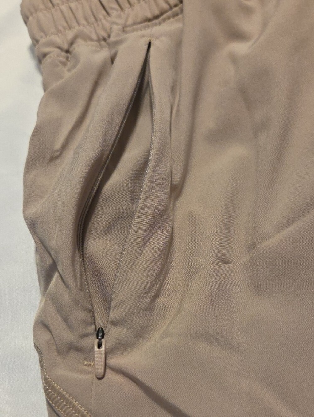 Tahari Mauve-Taupe Elastic-Waist Pull-On Shorts - Picture 4 of 7